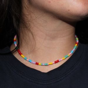 rainbow choker